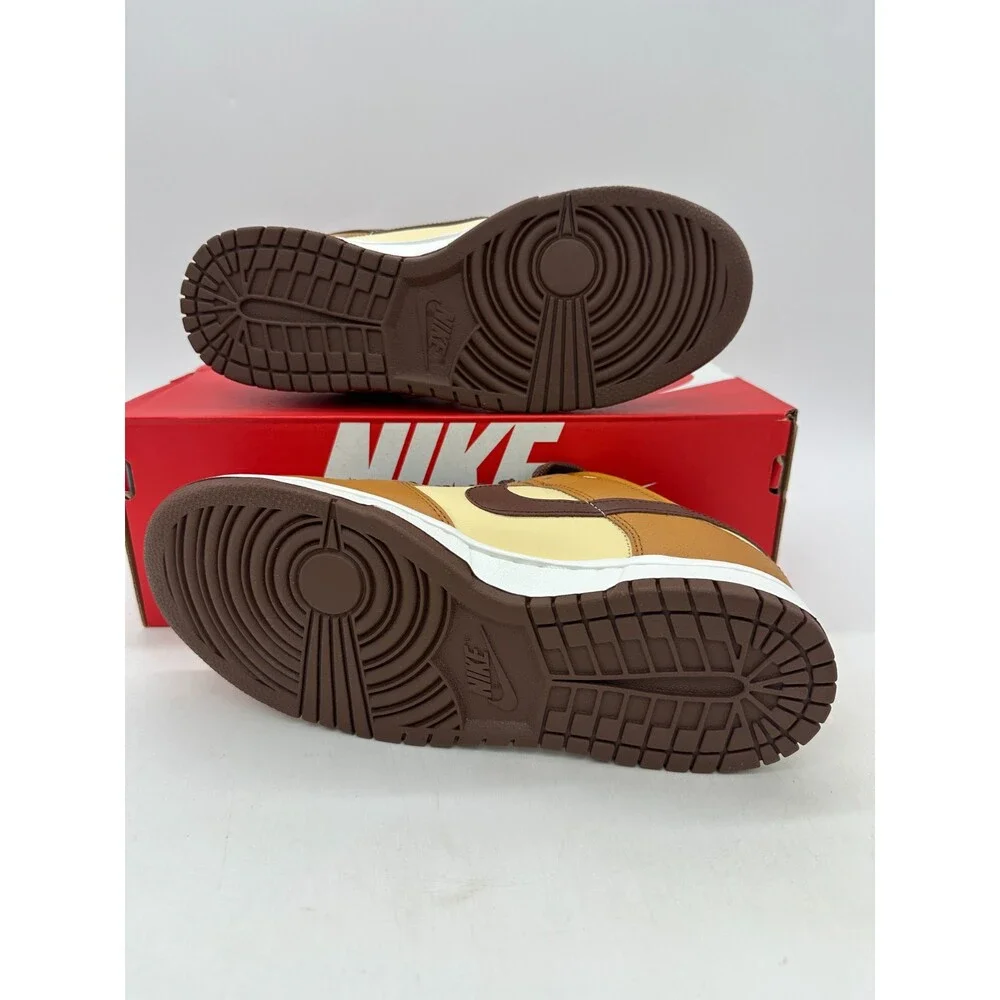 Nike Dunk Low SE Women's Size 7.5 Brown White Cherry Athletic Shoes HQ7487 700 - Picture 3 of 6